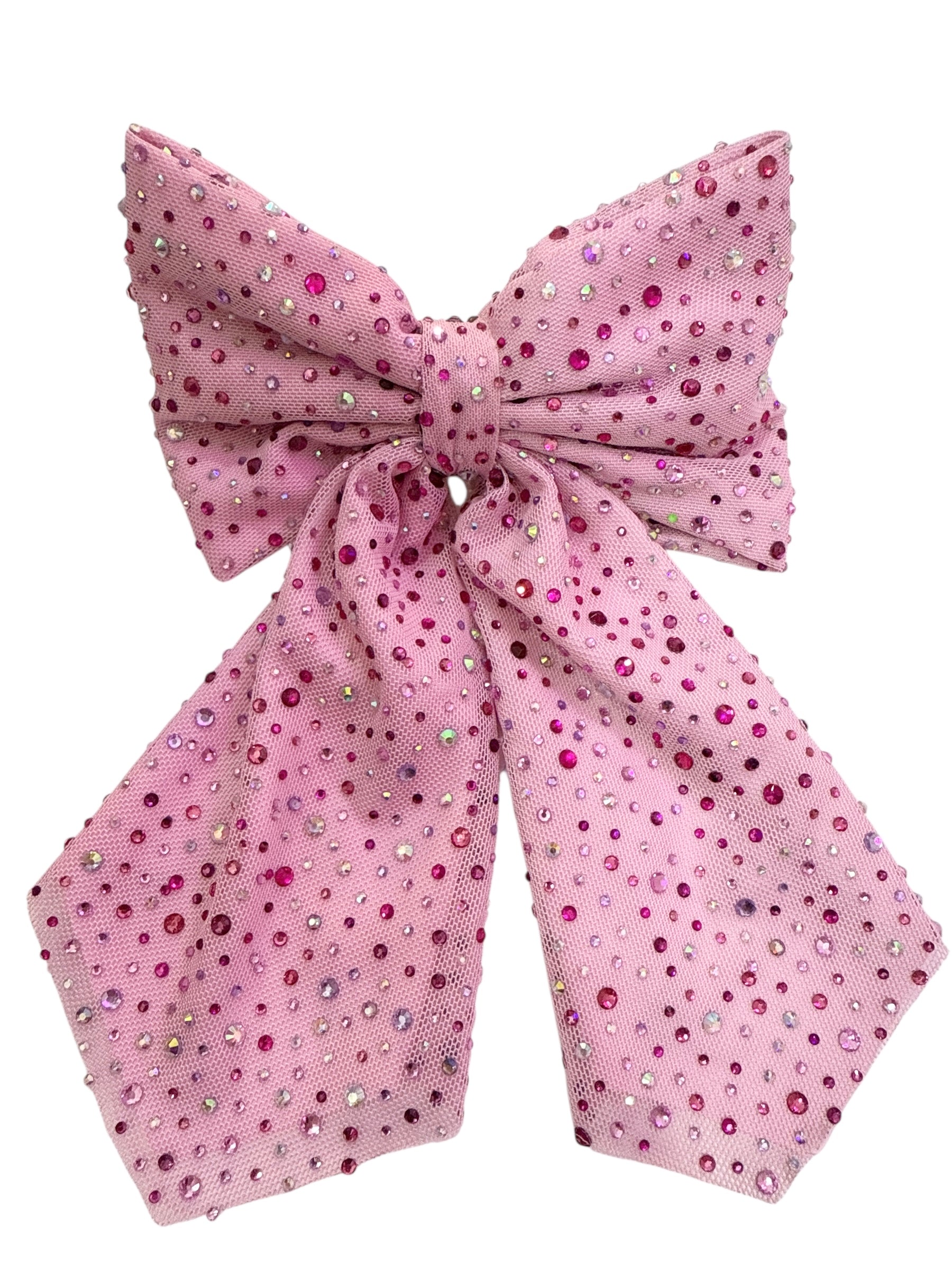 Pink Rhinestone Bow